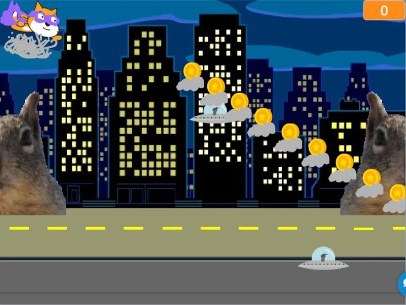 Jetpack Jumper The Code Zone - City Background Collection - Retina Quality